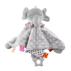 doudou éléphant plat d’éveil
